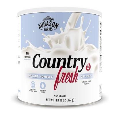 Augason Farms Country Fresh Non-Fat Powdered Milk