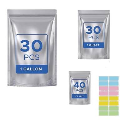 Mylar Bags + Oxygen Absorbers