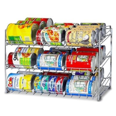 SimpleHouseware Stackable Can Rack Organizer