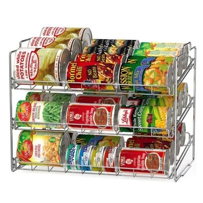DecoBros Supreme Stackable Can Rack Organizer