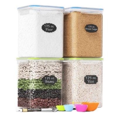 Chef's Path Extra Large Plastic Food Storage Containers